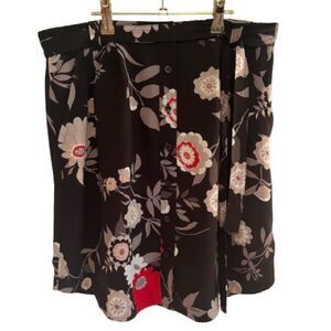 LOFT Floral Skirt